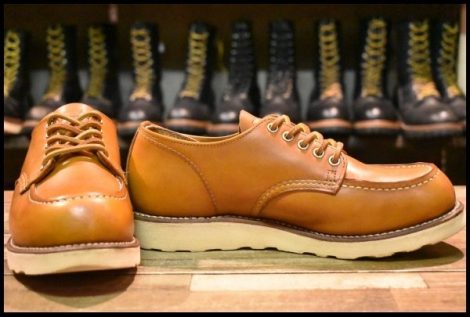 【8D 箱付 良品】レッドウィング 9895 アイリッシュセッター オックスフォード ゴールドラセット 編み上げ ブーツ redwing HOPESMORE