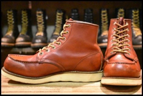【7.5E 良品 半円犬タグ 95年】レッドウィング 875 アイリッシュセッター オロラセット モックトゥ ブーツ redwing HOPESMORE