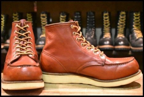 【7.5E 良品 半円犬タグ 95年】レッドウィング 875 アイリッシュセッター オロラセット モックトゥ ブーツ redwing HOPESMORE