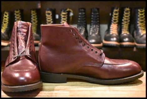 【10.5D 未使用 15年】レッドウィング 9091 ジラード ブラックチェリー フェザーストーン ベックマン ブーツ redwing HOPESMORE