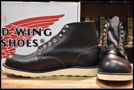 【9.5D 箱付 未使用 犬タグ復刻 21年】レッドウィング 8165 アイリッシュセッター 黒 ブラッククローム 編み上げ ブーツ redwing HOPESMORE