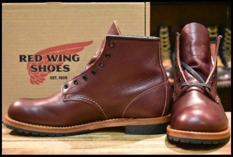 【8D 箱付 未使用 19年】レッドウィング 9411 ベックマン ブラックチェリー フェザーストーン プレーン 9011 ブーツ redwing HOPESMORE