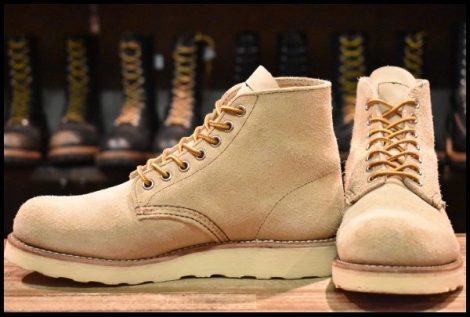 【5.5E 良品 08年】レッドウィング 8167 スエード アイリッシュセッター ホーソーン ラフアウト プレーントゥ ブーツ redwing HOPESMORE