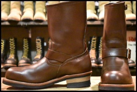 【8D 美品 09年】レッドウィング 2269 エンジニア 茶 チョコレート クローム ブラウン スチールトゥ 2967 ブーツ redwing HOPESMORE