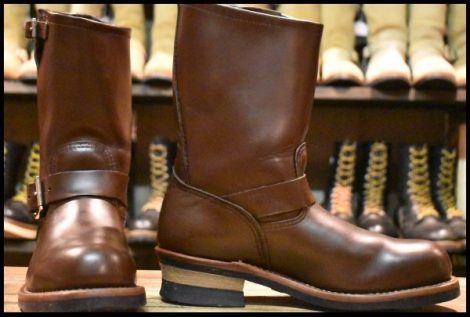 【8D 美品 09年】レッドウィング 2269 エンジニア 茶 チョコレート クローム ブラウン スチールトゥ 2967 ブーツ redwing HOPESMORE