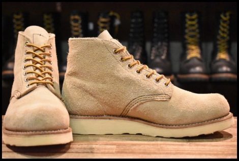 【5.5E 良品 08年】レッドウィング 8167 スエード アイリッシュセッター ホーソーン ラフアウト プレーントゥ ブーツ redwing HOPESMORE