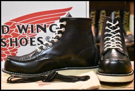 【5.5D 箱付 美品 リミテッド限定 19年】レッドウィング 8848 アイリッシュセッター 黒 ブラック ガラスレザー 8179 redwing HOPESMORE