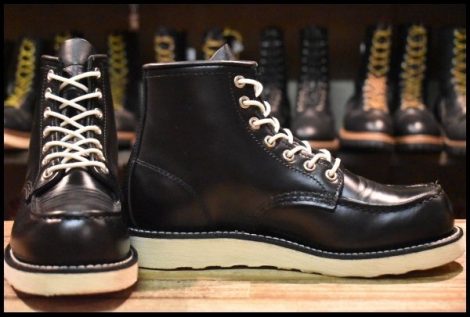 【5.5D 箱付 美品 リミテッド限定 19年】レッドウィング 8848 アイリッシュセッター 黒 ブラック ガラスレザー 8179 redwing HOPESMORE