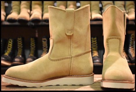 【9E 未使用 25年】レッドウィング 8168 スエード ペコス ホーソーンアビレーンラフアウト ブーツ redwing HOPESMORE