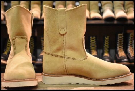 【9E 未使用 25年】レッドウィング 8168 スエード ペコス ホーソーンアビレーンラフアウト ブーツ redwing HOPESMORE