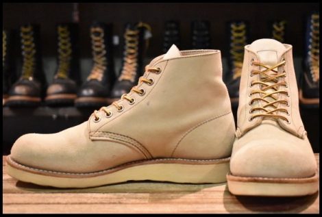 【7.5E 良品 10年】レッドウィング 8167 スエード アイリッシュセッター ホーソーンアビレーン プレーントゥ ブーツ redwing HOPESMORE