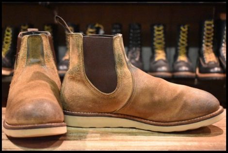 【10.5D 良品 20年】レッドウィング 3192 クラシック チェルシー サイドゴア ミュールスキナー ラフアウト ブーツ redwing HOPESMORE