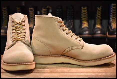 【7.5E 良品 10年】レッドウィング 8167 スエード アイリッシュセッター ホーソーンアビレーン プレーントゥ ブーツ redwing HOPESMORE