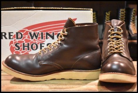 【10D 箱付 良品 犬タグ】レッドウィング 8160 アイリッシュセッター ガラスレザー コレクテッドグレイン ブーツ redwing HOPESMORE