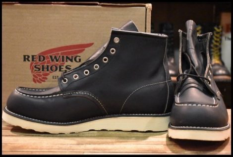 【11D 箱付 未使用 15年】レッドウィング 9075 アイリッシュセッター 黒 ブラック ハーネス モックトゥ ブーツ 8179 redwing HOPESMORE