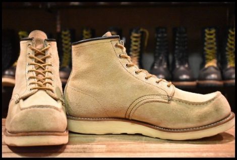 【10.5E 良品 08年】レッドウィング 8173 スエード アイリッシュセッター ラフアウト モックトゥ ブーツ redwing HOPESMORE