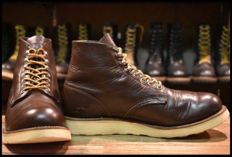 【9D 良品 犬タグ】レッドウィング 8160 アイリッシュセッター ガラスレザー コレクテッドグレイン 編み上げ ブーツ redwing HOPESMORE
