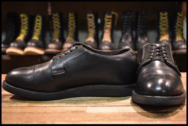 【8.5D 良品 20年】レッドウィング 9183 ゴアテックス ポストマン シューズ 黒 ブラック ユーコン 短靴 101 ブーツ redwing HOPESMORE