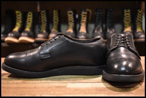 【8.5D 良品 20年】レッドウィング 9183 ゴアテックス ポストマン シューズ 黒 ブラック ユーコン 短靴 101 ブーツ redwing HOPESMORE