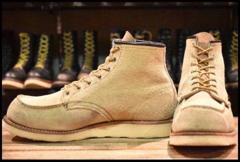 【10.5E 良品 08年】レッドウィング 8173 スエード アイリッシュセッター ラフアウト モックトゥ ブーツ redwing HOPESMORE