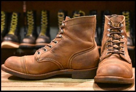 【7D 良品 20年】レッドウィング 8085 アイアンレンジャー カッパーラフ＆タフ アイアンレンジ 編み上げ ブーツ redwing HOPESMORE