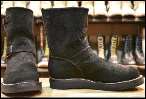 【8E 箱付 美品 21年】WESCO ウエスコ カスタムボス ブラックラフアウト 黒 8インチハイト ラプターソール ブーツ BOSS HOPESMORE