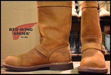 【8.5D 箱付 美品 11年】レッドウィング 8123 アイアンスミス バーントオレンジ ミュールスキナー スチール無し ブーツ redwing HOPESMORE