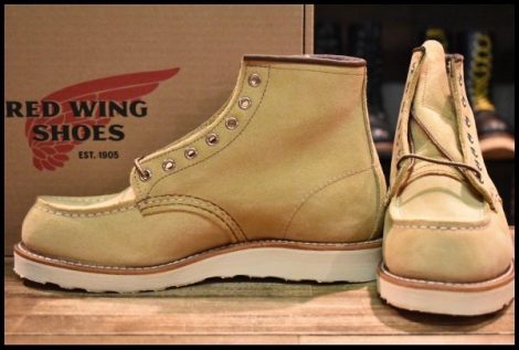 【7D 箱付 未使用 24年】レッドウィング 8833 スエード アイリッシュセッター ホーソーン ラフアウト ブーツ redwing HOPESMORE