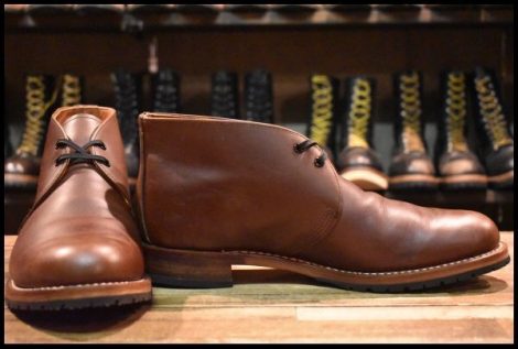 【12D 美品 11年】レッドウィング 9017 ベックマン チャッカ アンティーク シガー フェザーストーン 茶 ブーツ redwing HOPESMORE