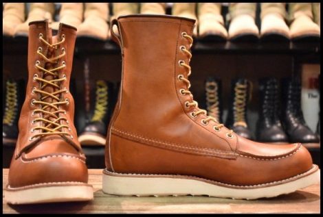 【8.5D 美品 22年】レッドウィング 877 ロング アイリッシュセッター オロレガシー モックトゥ 編み上げ ブーツ redwing HOPESMORE