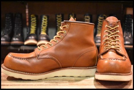 【9.5E 良品 16年】レッドウィング 875 アイリッシュセッター 茶 オロレガシー モックトゥ 編み上げ ブーツ redwing HOPESMORE