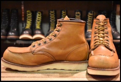 【9.5D 良品 11年】レッドウィング 875 アイリッシュセッター 茶 オロイジナル モックトゥ レースアップ ブーツ redwing HOPESMORE