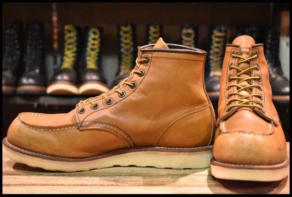 【9.5D 良品 11年】レッドウィング 875 アイリッシュセッター 茶 オロイジナル モックトゥ レースアップ ブーツ redwing HOPESMORE