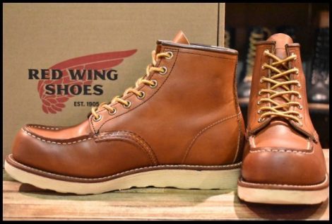 【7E 箱付 良品 19年】レッドウィング 875 アイリッシュセッター 茶 オロレガシー モックトゥ レースアップ ブーツ redwing HOPESMORE