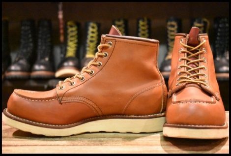 【7.5E 良品 04年】レッドウィング 8131 アイリッシュセッター 赤茶 オロラセット モックトゥ 編み上げ 8875 ブーツ redwing HOPESMORE