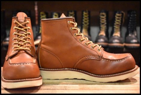 【7E 箱付 良品 19年】レッドウィング 875 アイリッシュセッター 茶 オロレガシー モックトゥ レースアップ ブーツ redwing HOPESMORE