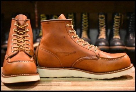 【8.5D 箱付 美品 22年】レッドウィング 875 アイリッシュセッター 茶 オロレガシー モック レースアップ ブーツ redwing HOPESMORE
