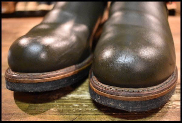 8.5D 良品 PT99刺繍】レッドウィング 8273 エンジニア 緑 カンガタン