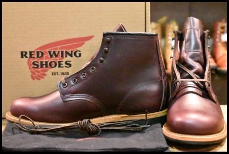 【7.5D 箱付 未使用 24年】レッドウィング 9419 ベックマン ブラックチェリー エクスカリバー プレーントゥ ブーツ redwing HOPESMORE