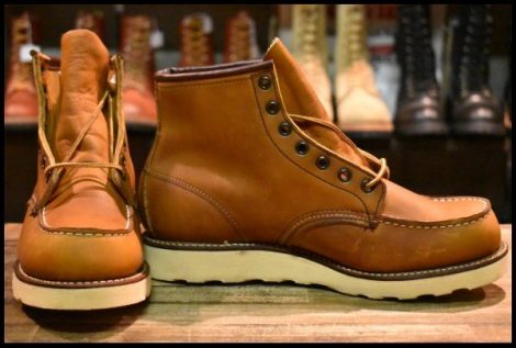 【8.5E 箱付 DEAD サイド羽タグ 98年】レッドウィング 875 アイリッシュセッター 赤茶 オロイジナル モックトゥ ブーツ redwing HOPESMORE