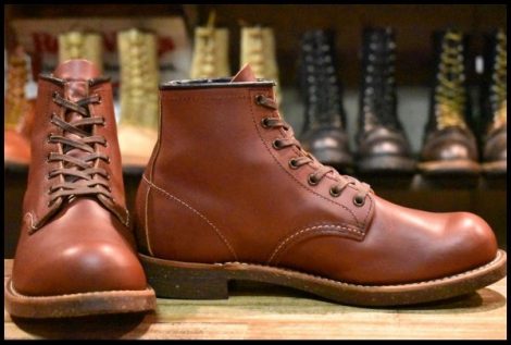【7.5D 良品 17年】レッドウィング 2961 ブラックスミス 茶 ブラウン プレーントゥ レースアップ 編み上げ ブーツ redwing HOPESMORE