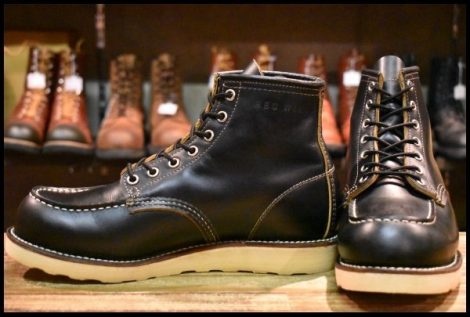 【7.5E 美品 14年】レッドウィング 9874 アイリッシュセッター ブラック クローンダイク モックトゥ 黒 ブーツ redwing HOPESMORE