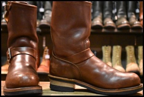 【8D 良品 100周年限定 04年】レッドウィング 8258 エンジニア ホーウィン クロムエクセル 茶 ブラウン ブーツ redwing HOPESMORE