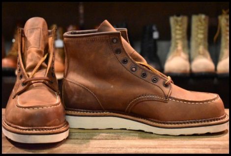 【9.5D 未使用 22年】レッドウィング 1907 アイリッシュセッター 茶 カッパー ラフ＆タフ モックトゥ ブーツ redwing HOPESMORE