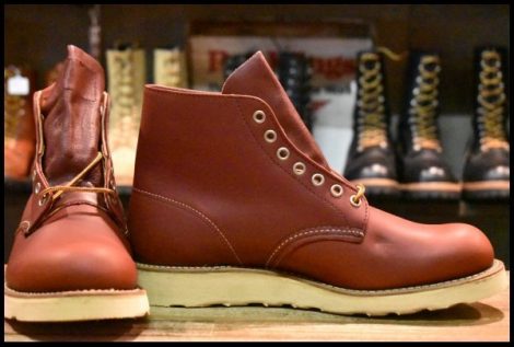 【8.5D 箱付 DEAD 犬タグ LEGEND 99年】レッドウィング 8166 アイリッシュセッター 赤茶 オロラセット ブーツ redwing HOPESMORE