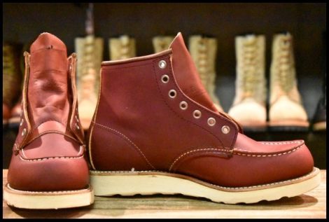 【6.5E 箱付 DEAD 犬タグ 香港返還モデル 98年】レッドウィング 8875 アイリッシュセッター 赤茶 オロラセット ブーツ redwing HOPESMORE