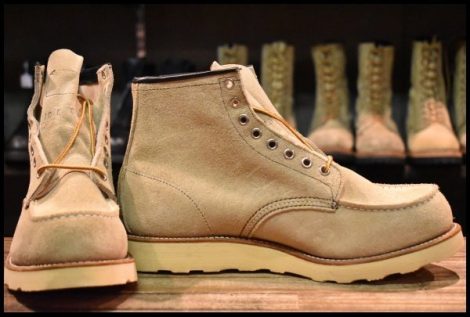 【10E DEAD 犬タグ 97年】レッドウィング 8173 スエード アイリッシュセッター タンラフアウト モックトゥ ブーツ redwing HOPESMORE