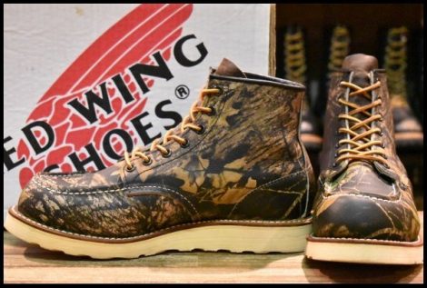 【7.5D 箱付 美品 03年】レッドウィング 8150 アイリッシュセッター リアルツリー 迷彩 カモフラ モックトゥ 8884 redwing HOPESMORE