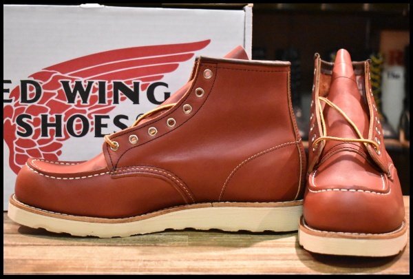 【10E 箱付 未使用 犬タグ復刻 20年】レッドウィング 8875 アイリッシュセッター 赤茶 オロラセット モックトゥ ブーツ redwing HOPESMORE