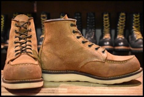 【8E 良品 19年】レッドウィング 8861 アイリッシュセッター ホーソーン ミュールスキナー ラフアウト 茶 ブーツ redwing HOPESMORE